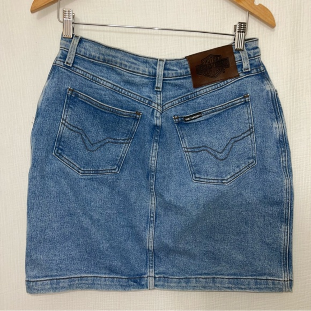 Harley Davidson Denim Jean‎ skirt